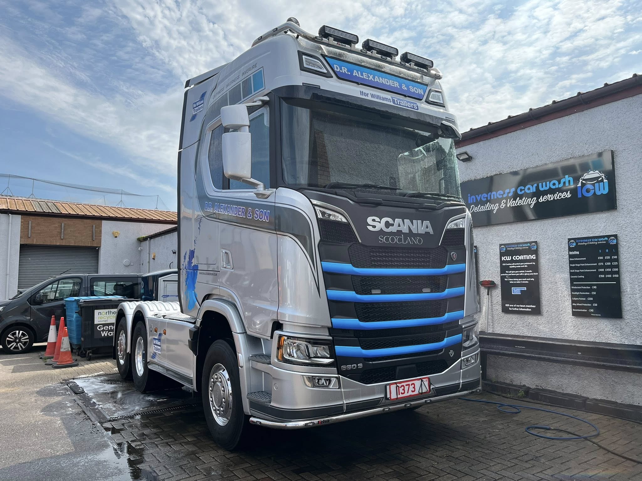Another HGV cab cleaned and ready